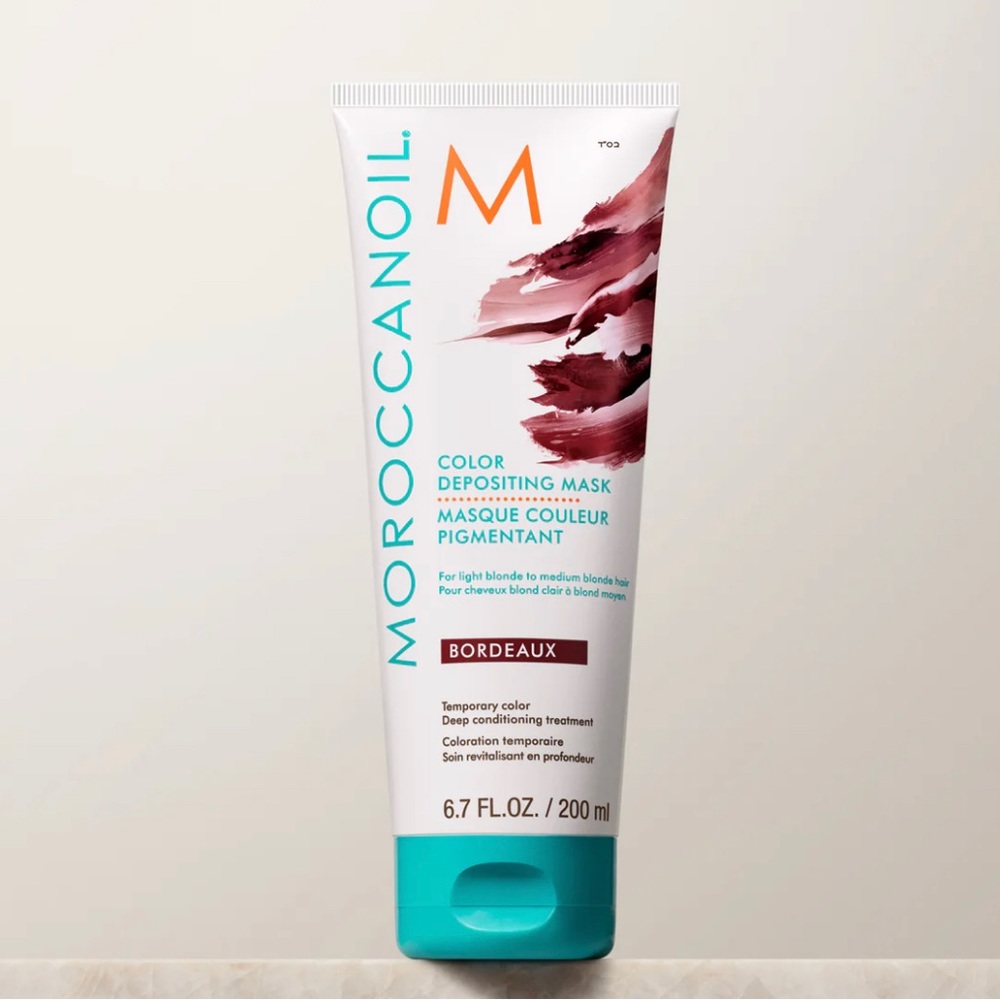Moroccan oil color depositing mask